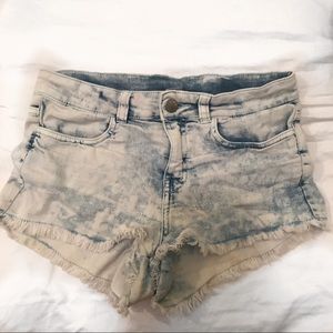 Acid Wash Shorts